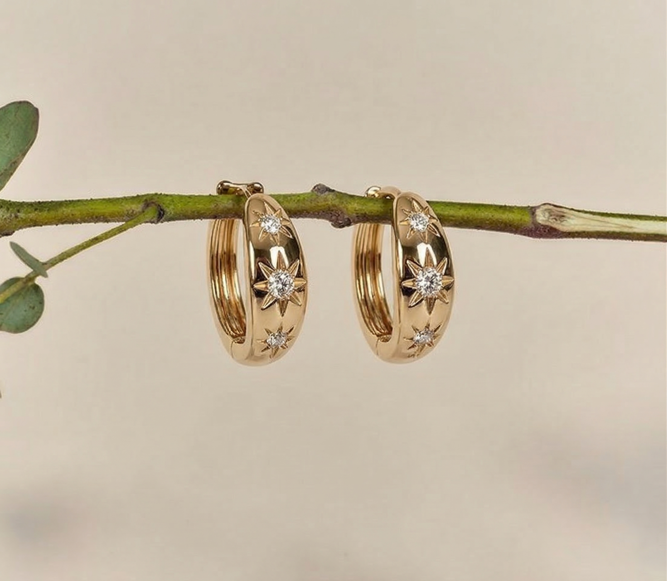 huggie hoop earring