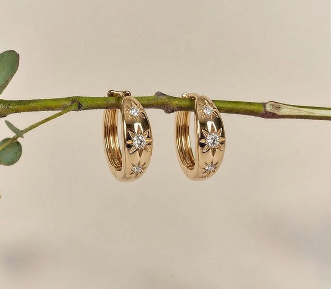 huggie hoop earring