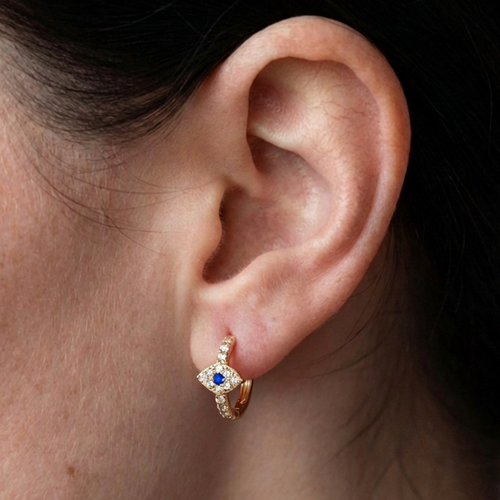evil eye earring