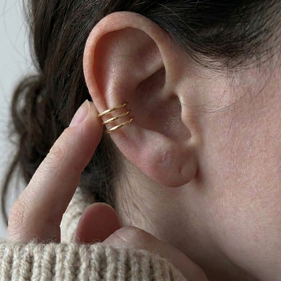 triple line ear cuff