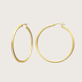 Classic Everyday  Lightweight Gold hoop earrings 