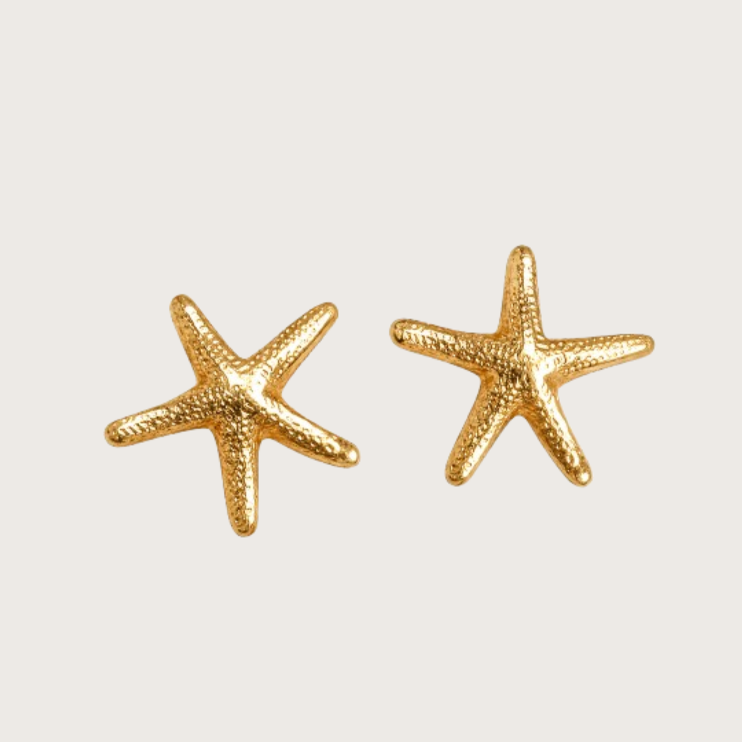 Maris Starfish Stud Earrings (2 Color)