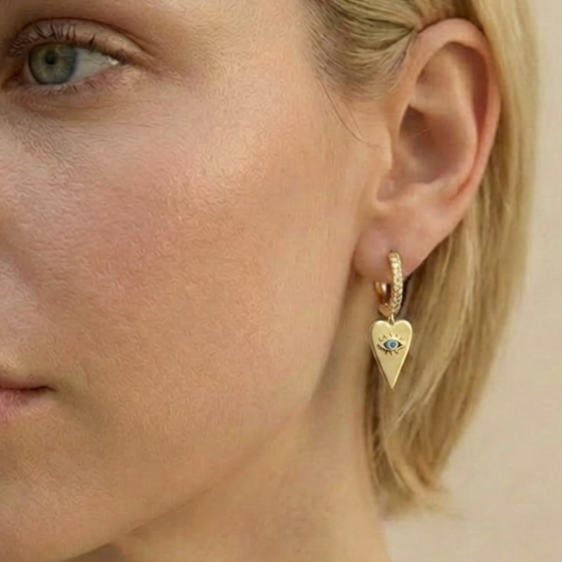 evil eye earring